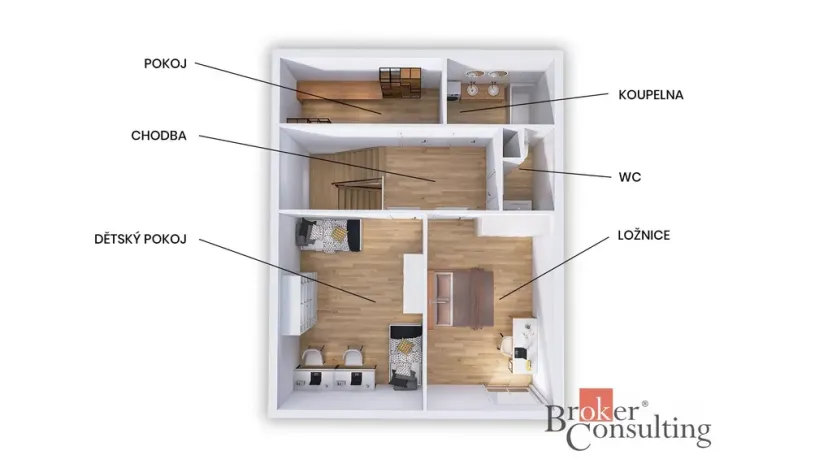 Prodej bytu 3+kk, Brno - Chrlice, Jánošíkova, 95 m2