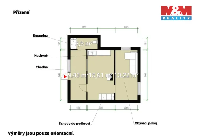 Prodej chaty, Hradec, 65 m2