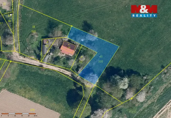 Prodej pozemku pro bydlení, Jestřebí - Újezd, 641 m2