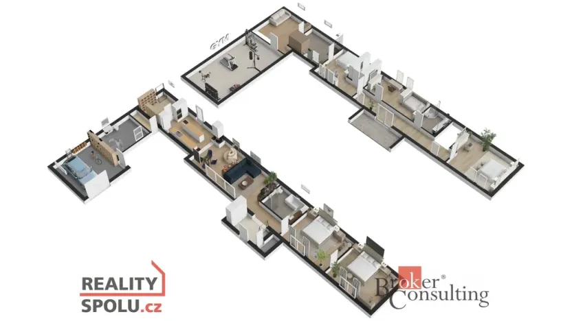 Prodej rodinného domu, Zlonín, U Rybníka, 291 m2