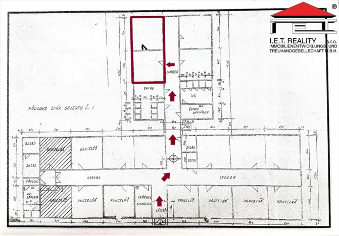 Pronájem kanceláře, Brno - Židenice, Koperníkova, 50 m2
