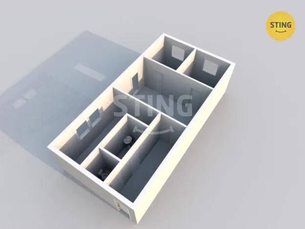 Prodej bytu 3+1, Rožnov pod Radhoštěm, 1. máje, 60 m2