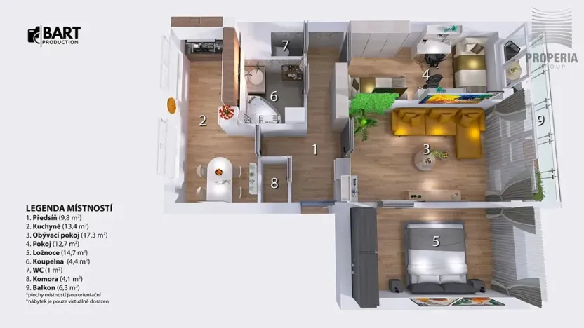 Prodej bytu 3+1, Praha - Libeň, Matějkova, 77 m2