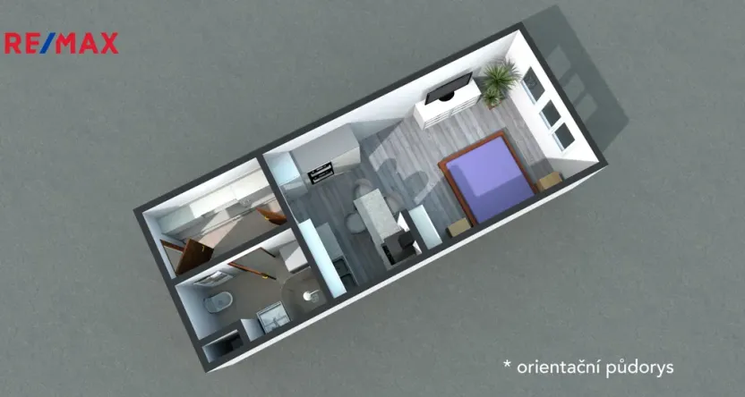 Pronájem bytu 1+kk, Olomouc, Aloise Rašína, 33 m2