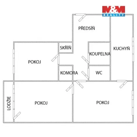 Prodej bytu 3+1, Orlová - Lutyně, F. S. Tůmy, 68 m2