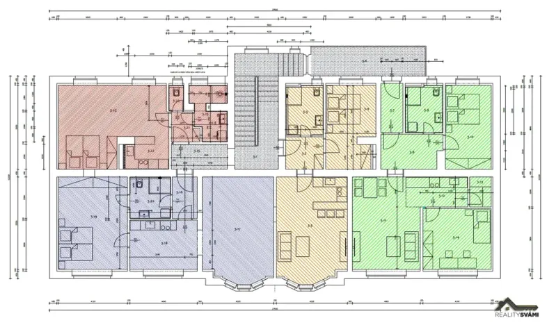 Prodej bytu 2+1, Ostrava - Přívoz, Žofie Podlipské, 68 m2