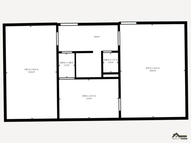 Prodej bytu 2+1, Opava, náměstí Republiky, 50 m2