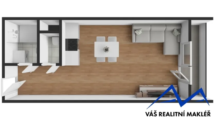Prodej bytu 1+kk, Bohumín, Svat. Čecha, 28 m2
