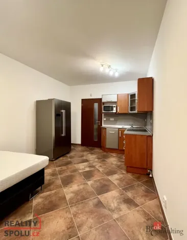 Pronájem bytu 1+kk, Praha - Zličín, Sazovická, 25 m2