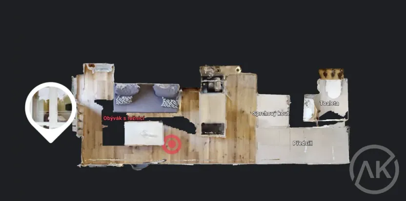 Pronájem bytu 1+kk, Opava - Předměstí, Haškova, 17 m2