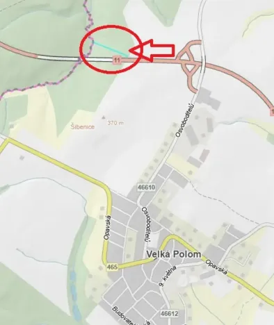 Prodej lesa, Velká Polom, 1538 m2