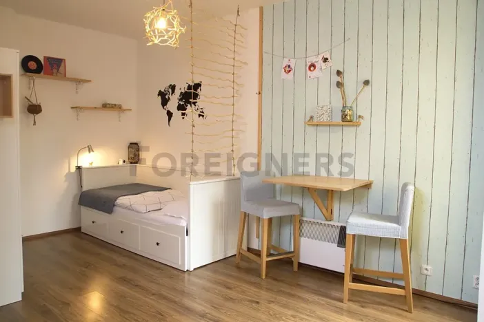 Pronájem bytu 1+kk, Praha - Žižkov, Na chmelnici, 26 m2