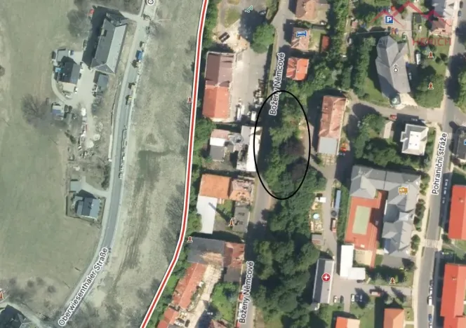 Prodej pozemku, Vejprty, Boženy Němcové, 1592 m2