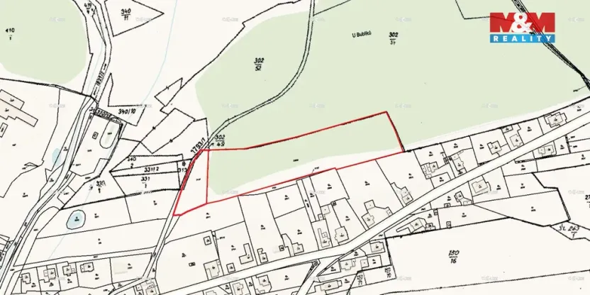 Prodej komerčního pozemku, Studánka, 1693 m2