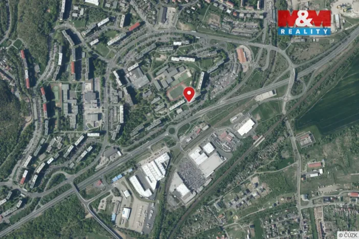 Pronájem bytu 1+1, Chomutov, Jirkovská, 35 m2