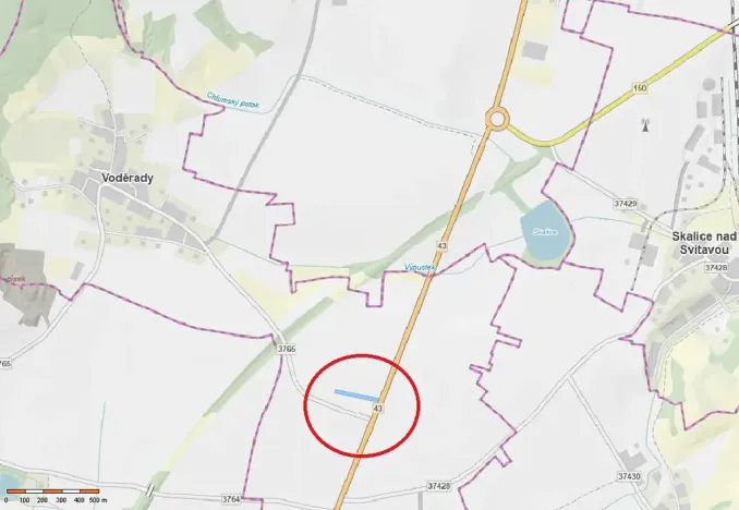 Prodej pole, Voděrady, 5102 m2