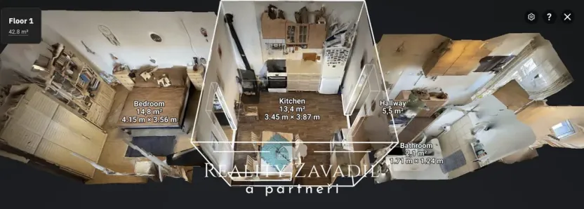 Prodej bytu 1+1, Český Těšín, Na Olšinách, 35 m2