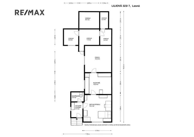 Prodej rodinného domu, Brno, Liliová, 100 m2