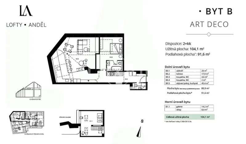 Prodej bytu 3+kk, Praha - Smíchov, Jindřicha Plachty, 90 m2