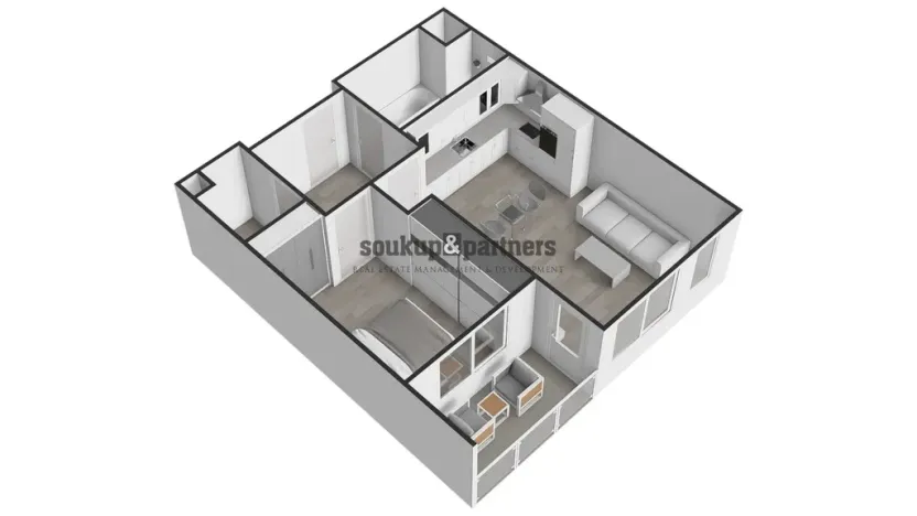 Prodej bytu 2+kk, Praha - Ruzyně, Stočesova, 54 m2