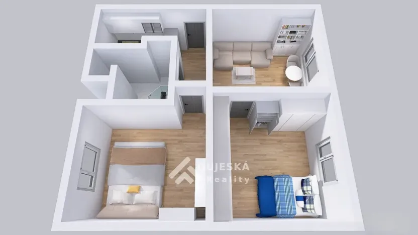 Prodej bytu 3+1, Boskovice, Jiráskova, 62 m2