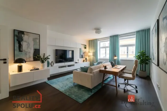 Pronájem bytu 2+kk, Praha - Žižkov, Roháčova, 56 m2