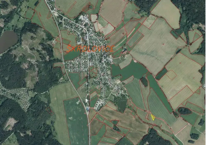 Prodej pole, Škrdlovice, 1370 m2