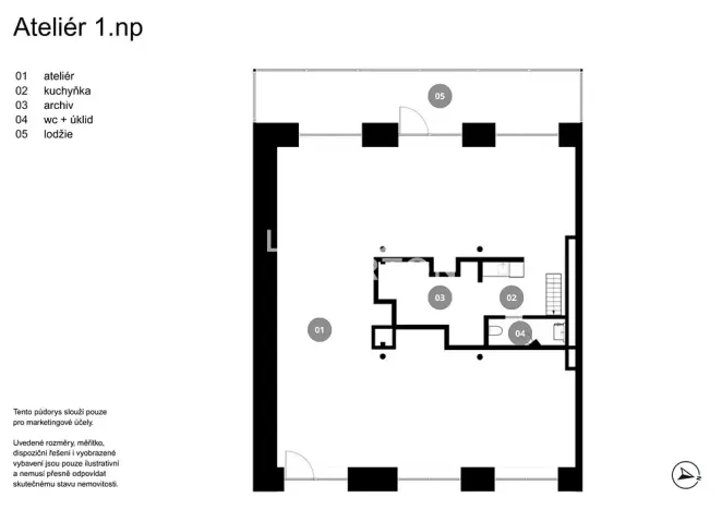 Prodej obchodního prostoru, Praha - Karlín, Šaldova, 210 m2