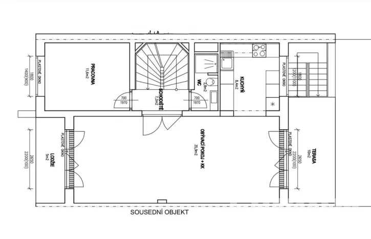 Prodej rodinného domu, Praha - Krč, Branická, 235 m2