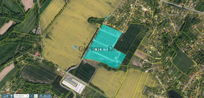 Prodej pozemku pro bydlení, Ostrava - Bartovice, Dvorová, 66863 m2