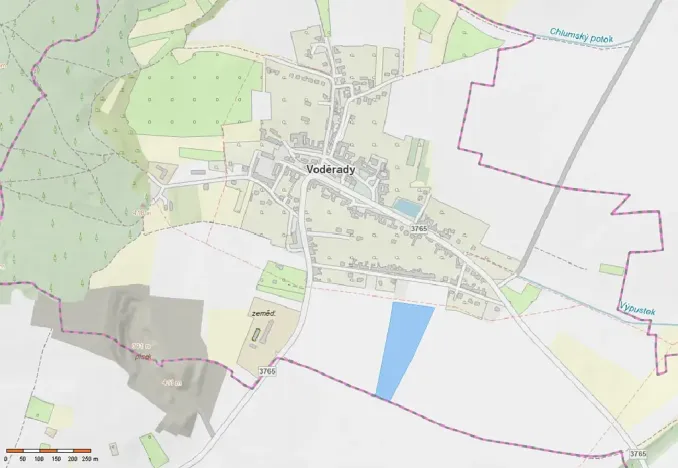 Prodej pole, Voděrady, 25374 m2