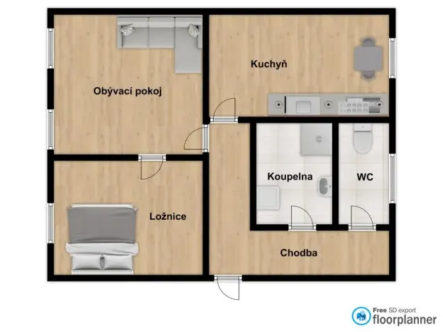 Pronájem bytu 2+1, Příbram - Příbram VII, 28. října, 60 m2