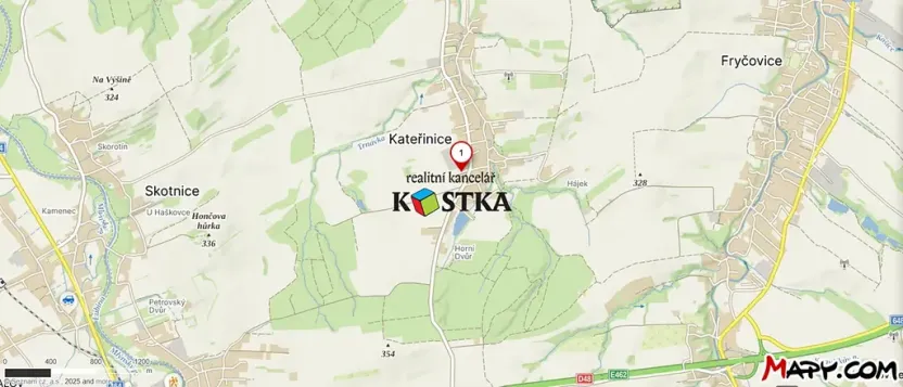 Prodej pozemku pro bydlení, Kateřinice, 800 m2