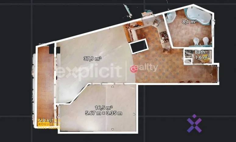 Prodej bytu 2+kk, Zlín, Hradská, 69 m2