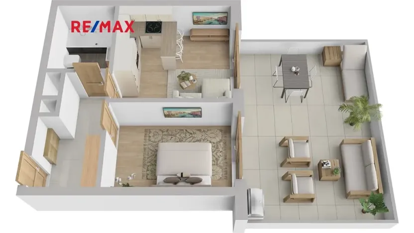 Prodej bytu 2+kk, Praha - Prosek, Čakovická, 43 m2