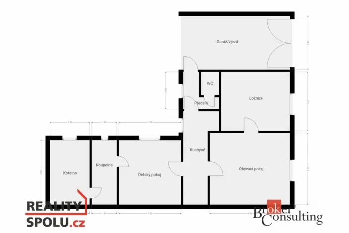 Prodej rodinného domu, Spálené Poříčí, Havlíčkova, 93 m2
