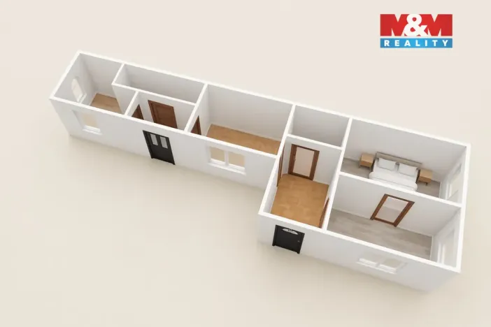 Prodej rodinného domu, Židovice, 60 m2