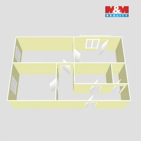 Prodej bytu 2+1, Ostrava - Poruba, Řecká, 45 m2