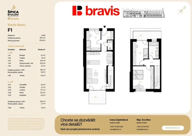Prodej rodinného domu, Brno, 103 m2