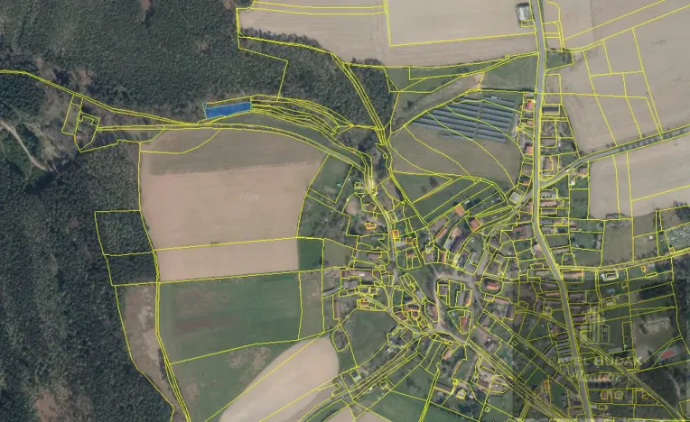 Prodej pozemku, Újezd u Svatého Kříže, 1239 m2