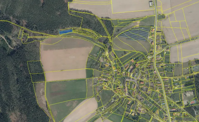 Prodej pozemku, Újezd u Svatého Kříže, 1239 m2