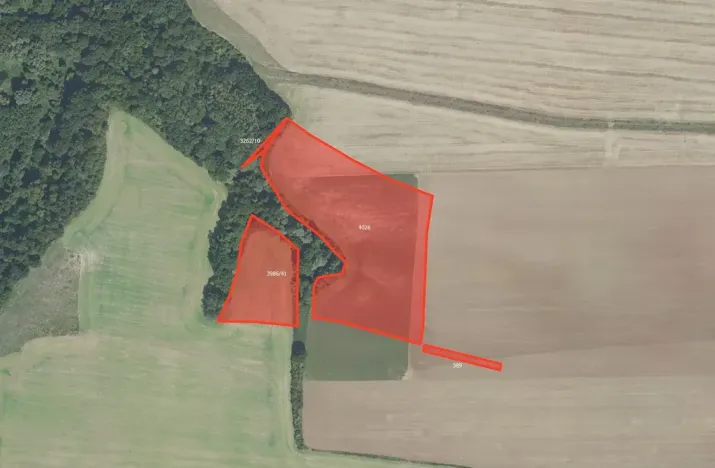 Prodej pole, Tuklaty, 43275 m2