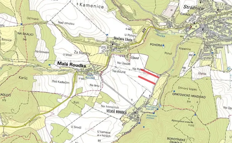 Prodej pole, Velké Opatovice, 7762 m2