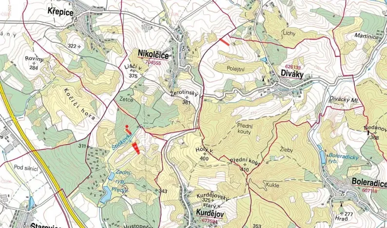 Prodej pole, Hustopeče, 9319 m2