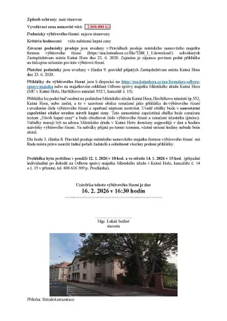 Prodej bytu 1+1, Kutná Hora - Hlouška, Benešova, 44 m2