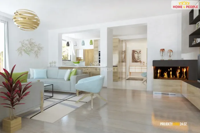 Prodej domu na klíč, Zlín, Pampelišková, 123 m2