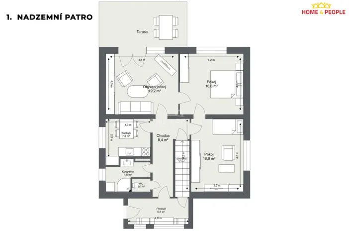 Prodej rodinného domu, Praha - Modřany, K Orionce, 195 m2