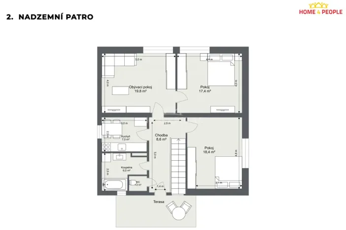 Prodej rodinného domu, Praha - Modřany, K Orionce, 195 m2