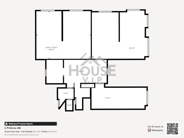 Pronájem kanceláře, Praha - Holešovice, U průhonu, 38 m2