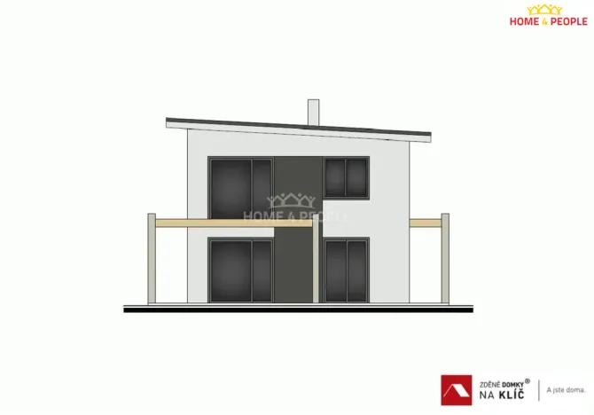 Prodej domu na klíč, Zlín, Pampelišková, 121 m2